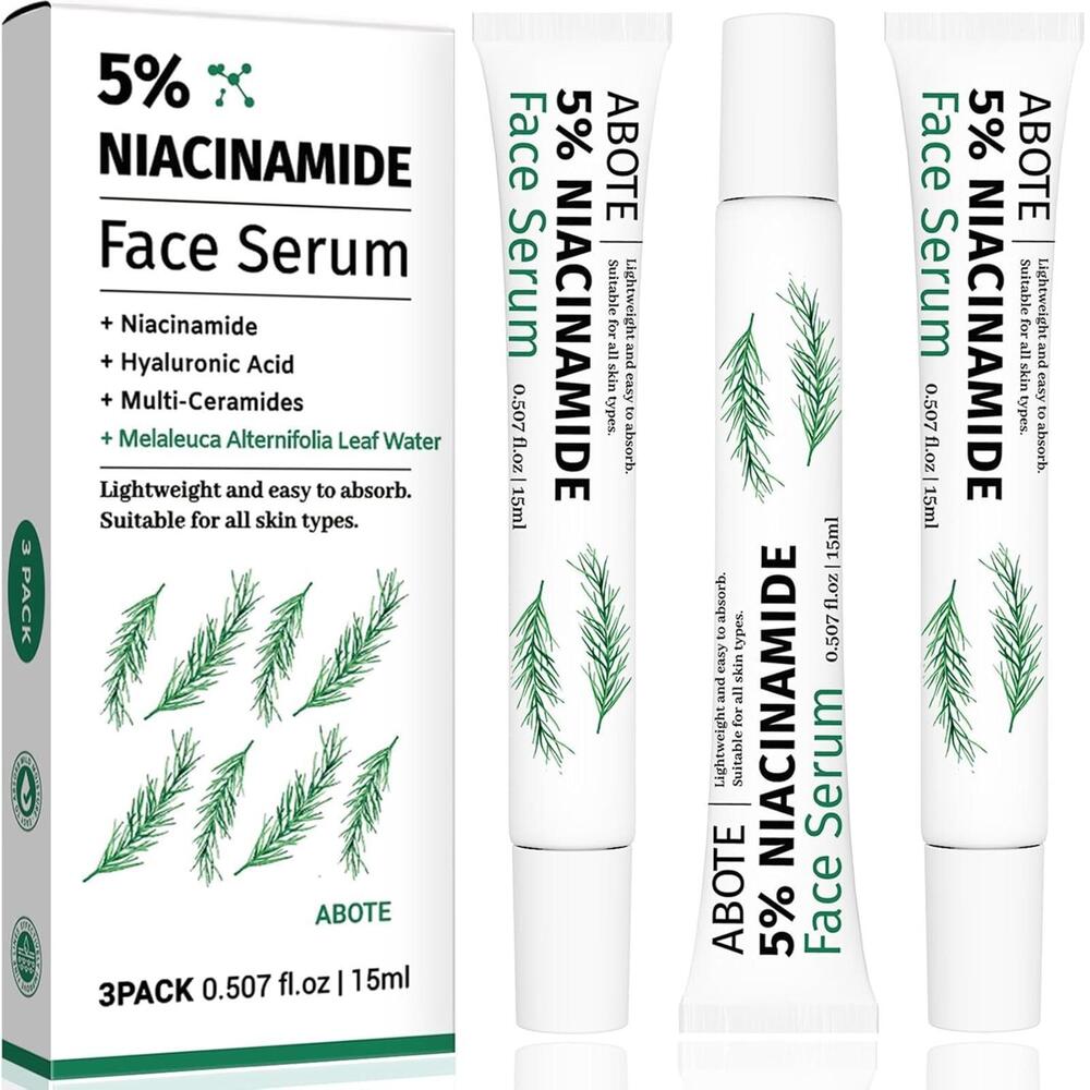 5% Niacinamide Serum with 4% Tea Tree Extracts | 1% Ceramide Complex | Deep H...